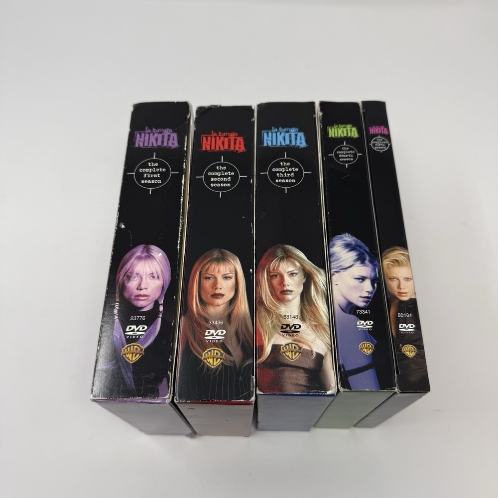 La Femme Nikita Complete Series 1-5 set Seasons 1 2 3 4 5 (27-Disc) DVD lot